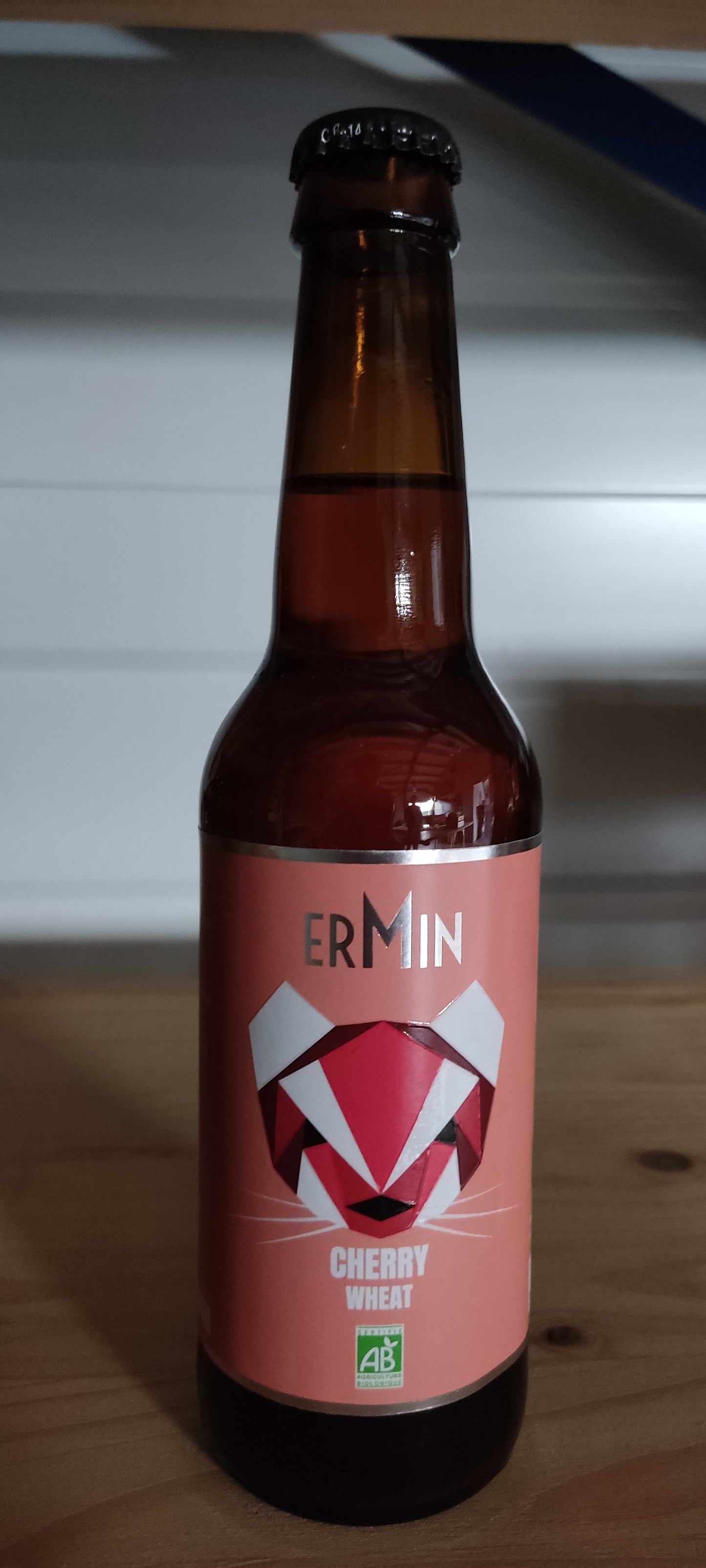 Bière artisanale Cerise Bio Ermin Cherry Wheat - 33 cl