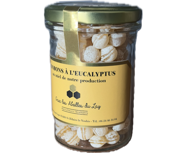 Bonbons au miel et à l'eucalyptus - 160 g