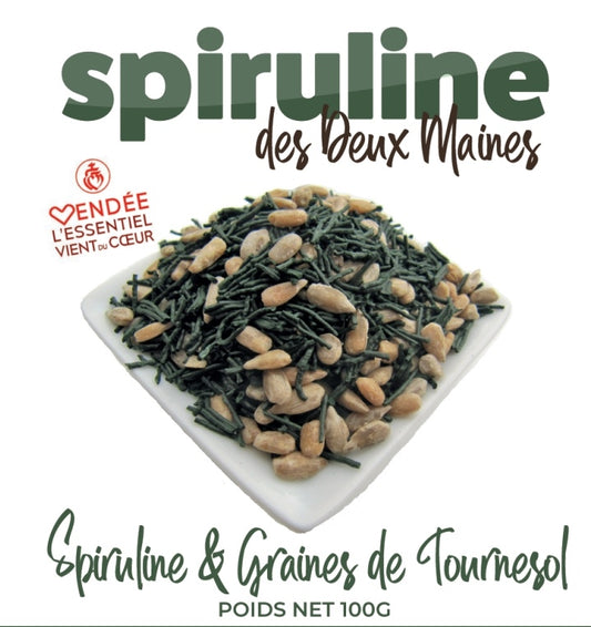 Spiruline et tournesol - Sachet de 100 g