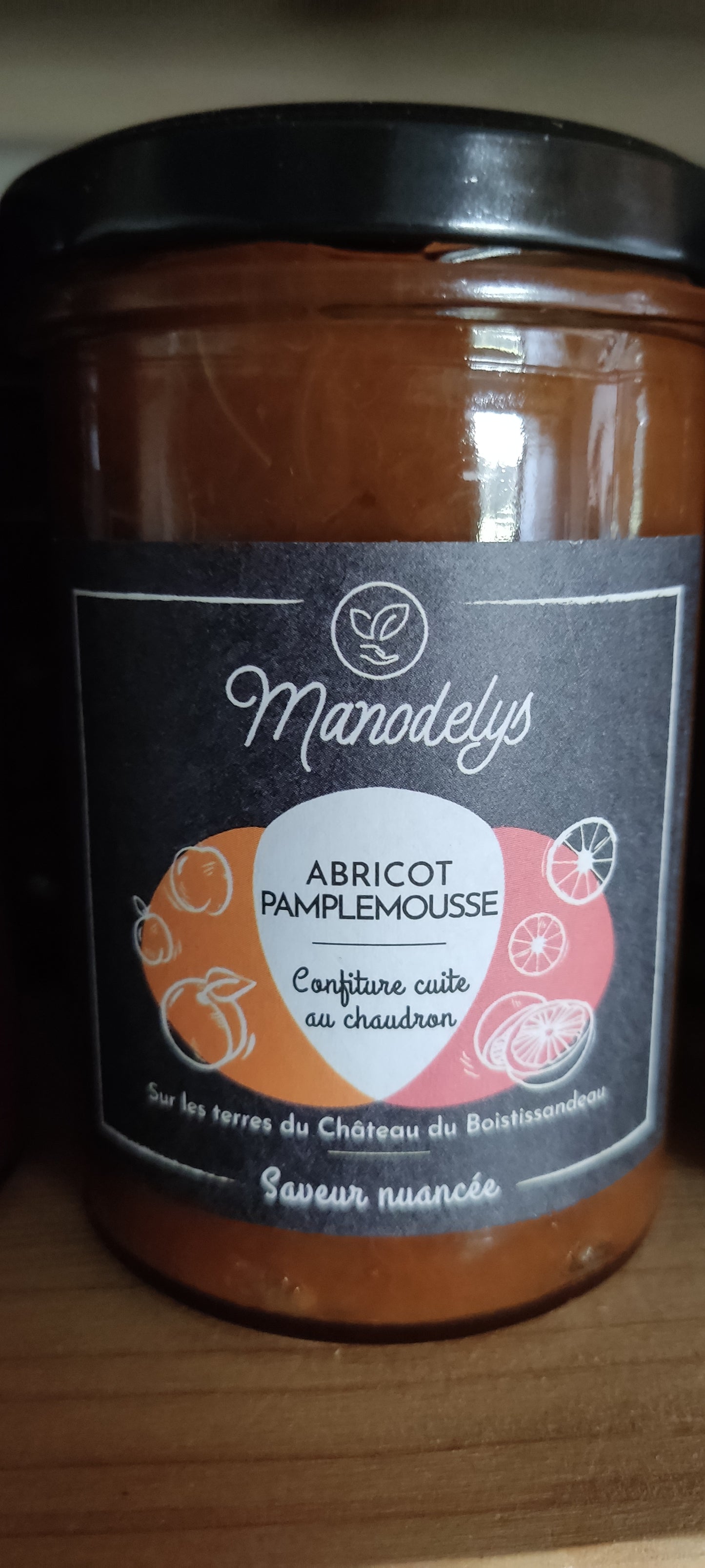 Confiture abricot pamplemousse