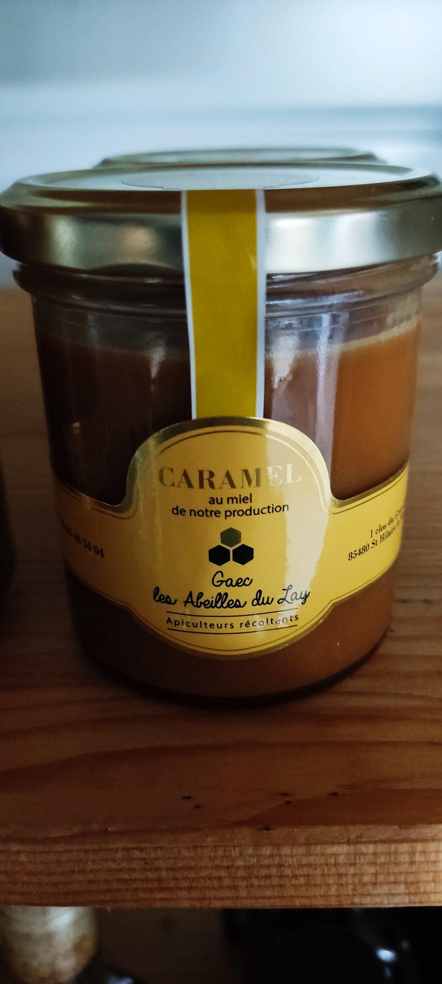 Caramel au miel de la production 200 g - Les abeilles du Lay