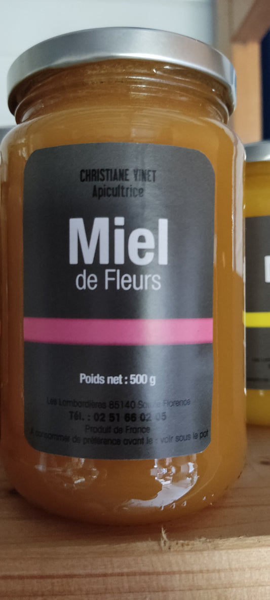 Miel de fleurs 500g Le Pot de l'Ours