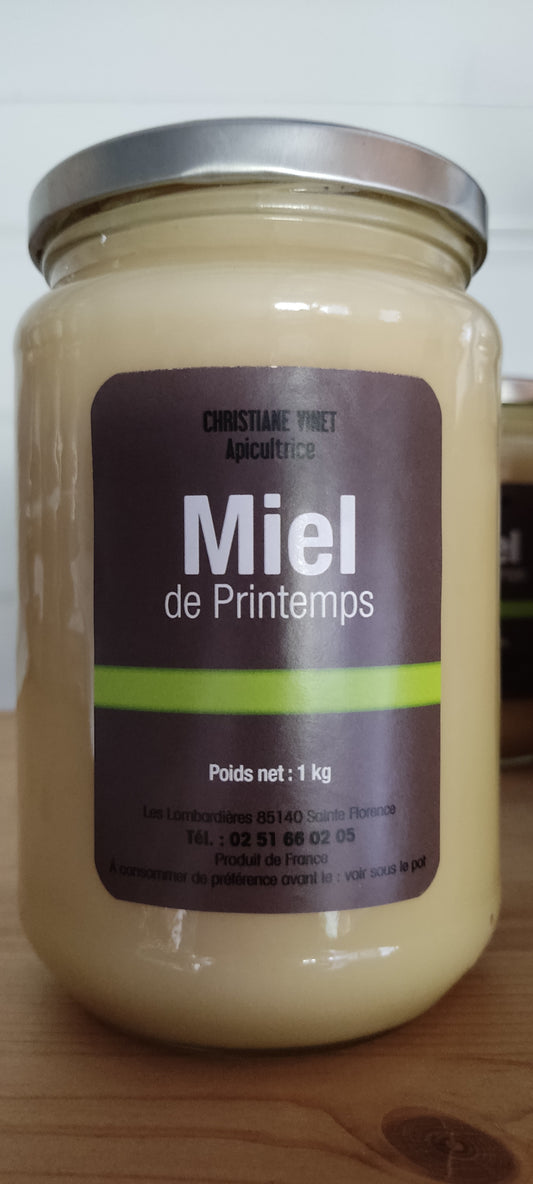 Miel de printemps 1kg Le Pot de l'Ours