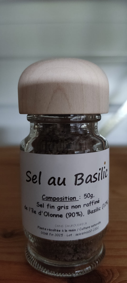 Sel aux plantes (Basilic) 50 g