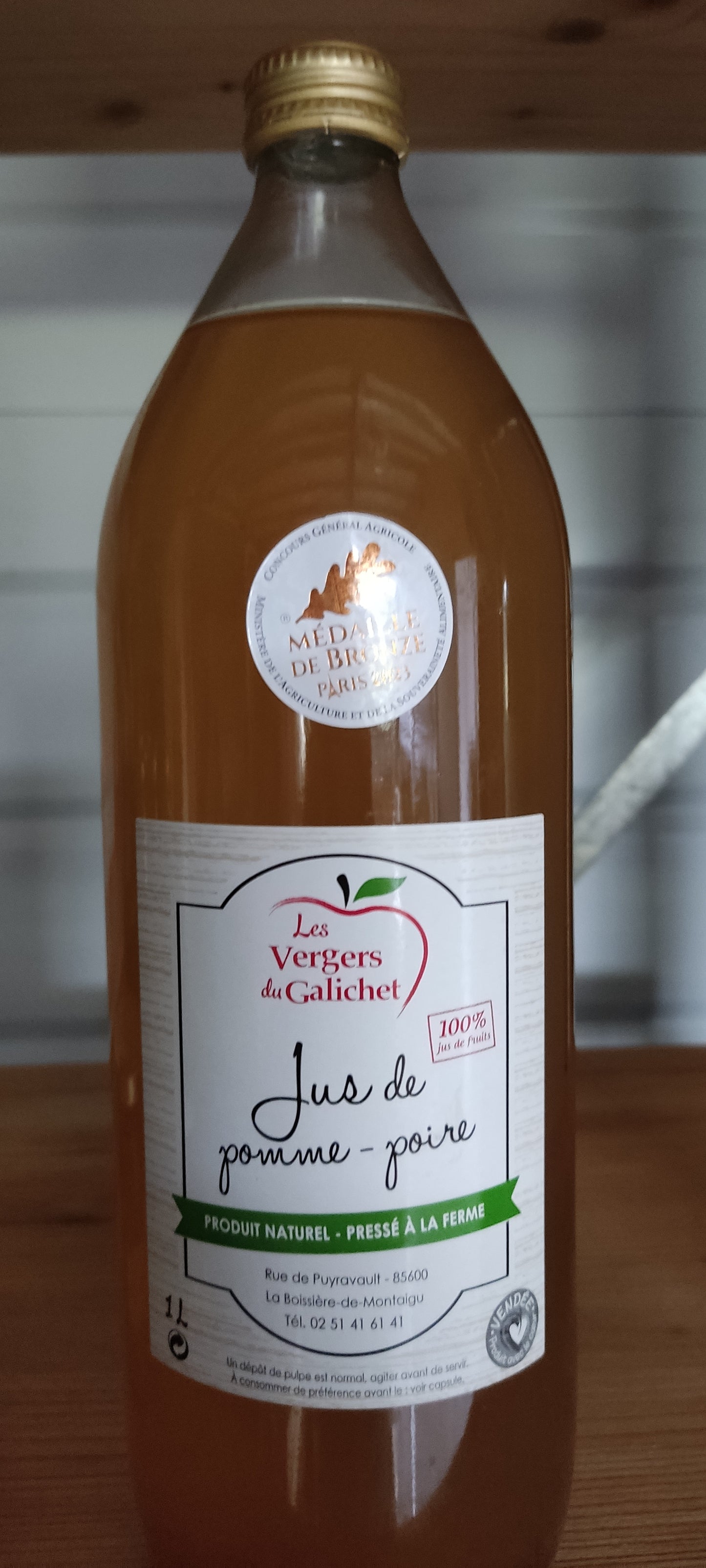 Jus de fuits Les Vergers du Galichet - 1 litre (sauf pétillant)