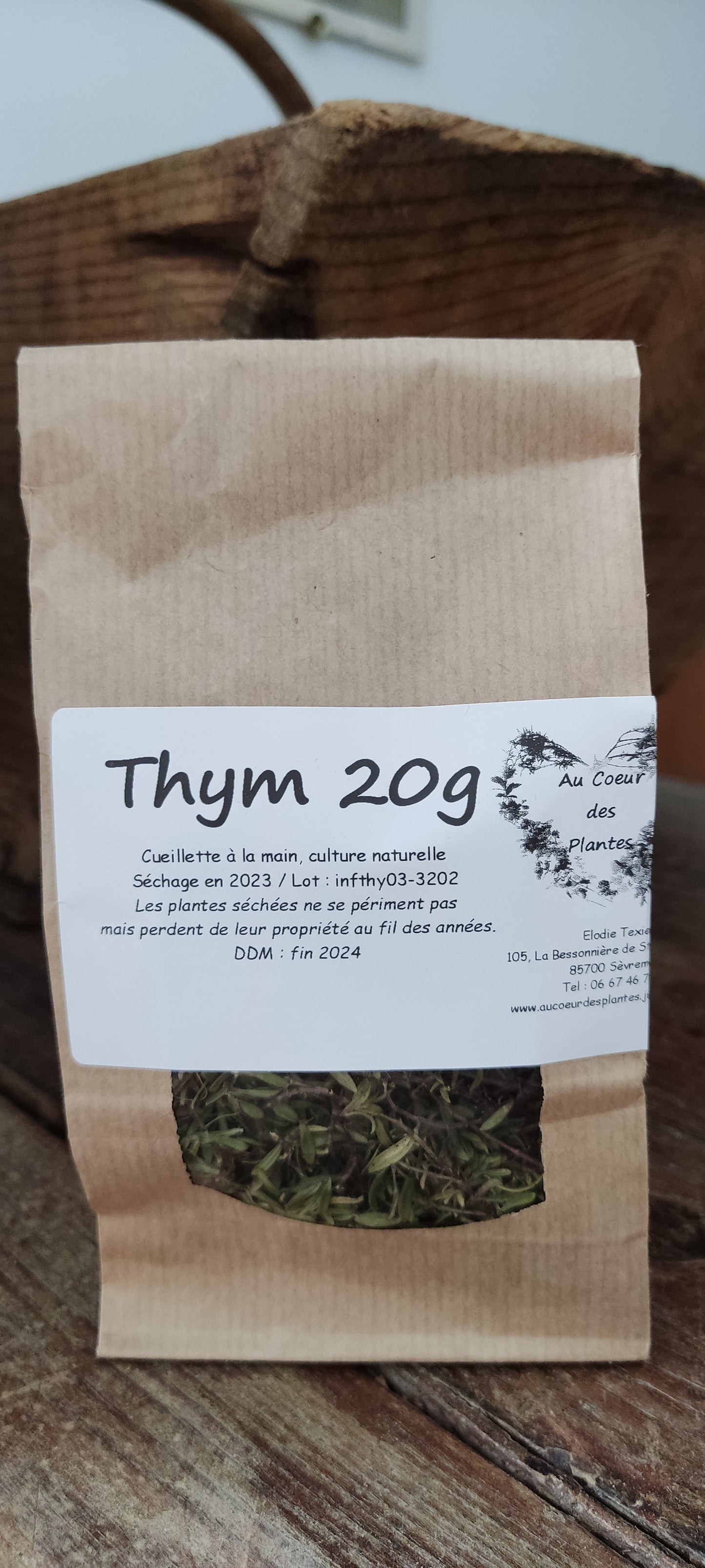 Infusion aux feuilles et fleurs de thym - 20 g