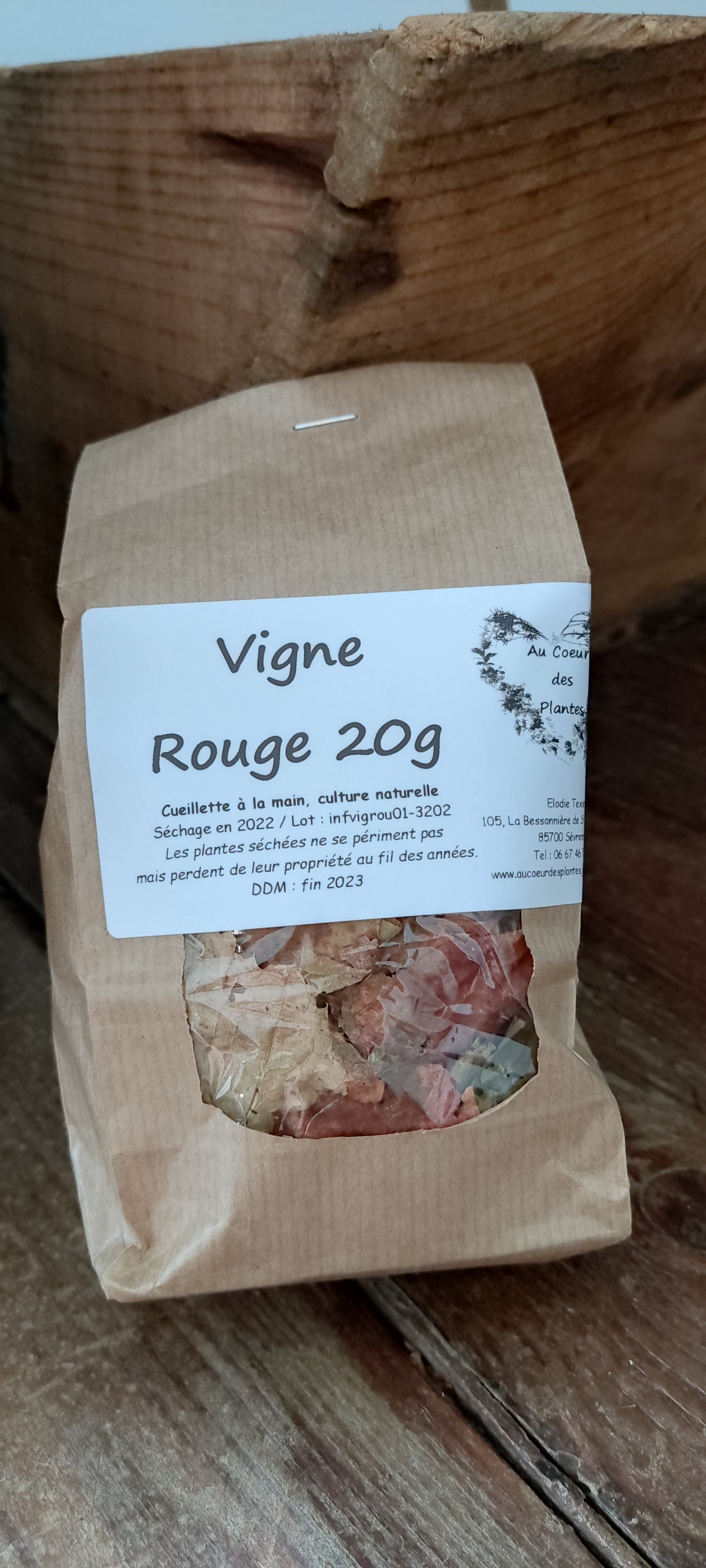 Infusion de feuille de vigne rouge - 20 g