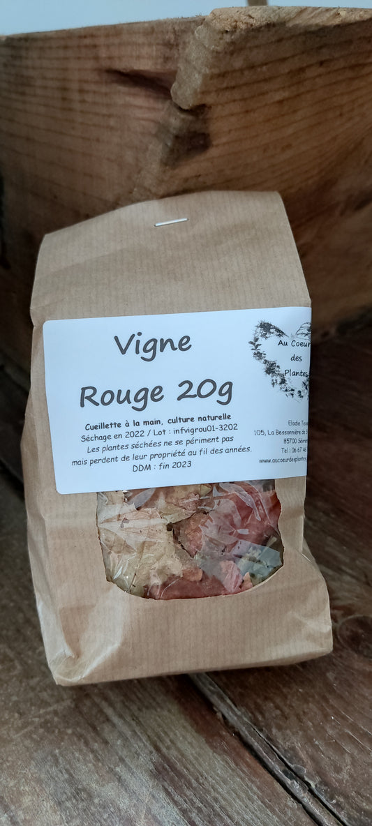 Infusion de feuille de vigne rouge - 20 g