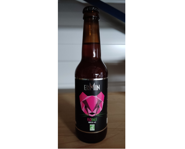 Bière artisanale bio Florale Hibiscus Ale Ermin - 33 cl - Pack de 3 ou 6 bouteilles