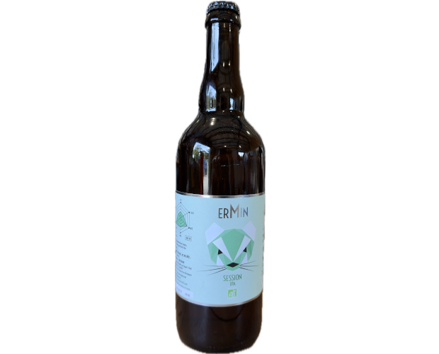 Bière artisanale Bio Ermin - Blanche, blonde, rousse et Stout - 75 cl