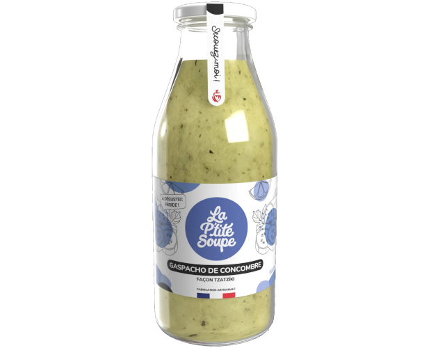 Gaspacho de concombre façon Tzatziki - 50 cl