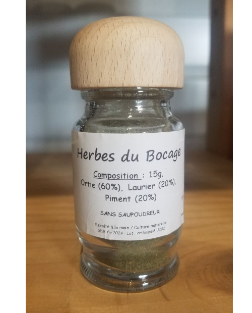 Les Herbes du Bocage (Ortie - Sarriette - Piment) 15 g