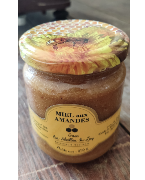 Miel aux amandes Les Abeilles du Lay - 250 g