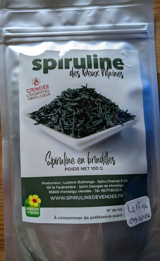 Spiruline en Brindille- Sachet de 100 g