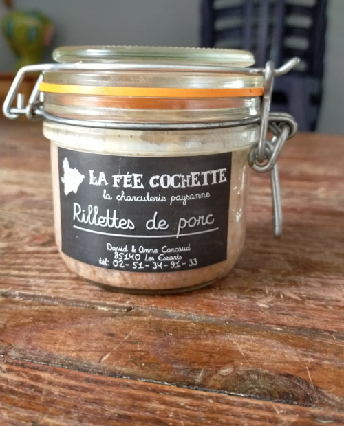 Rillettes de porc en bocal - La Fée Cochette