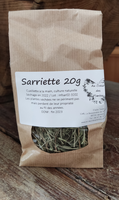 Infusion de feuilles et tiges de sarriette - 20 g