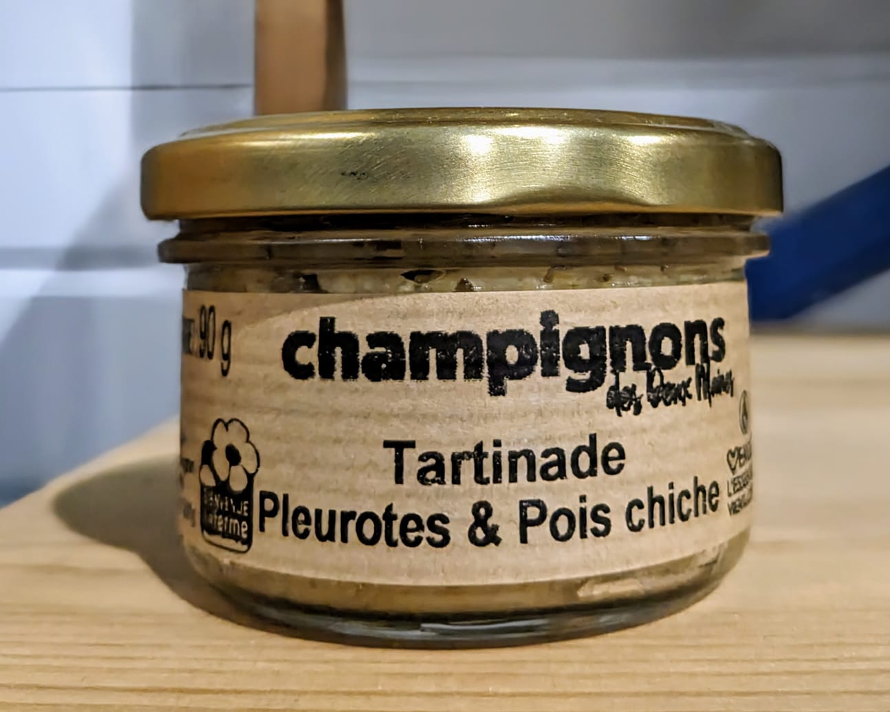 Tartinade pleurotes et pois chiche - Conserve de 90 g