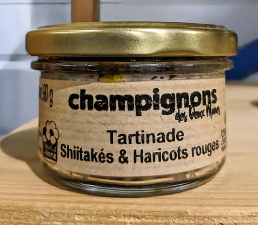 Tartinade shiitakés et haricots rouges - Conserve de 90 g