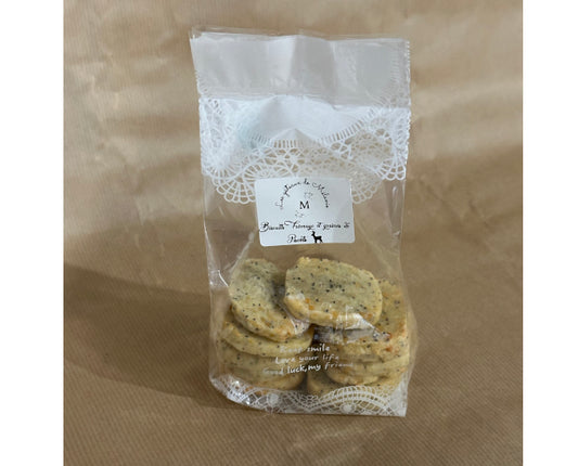 Biscuits au fromage et aux graines de pavot - 150 g